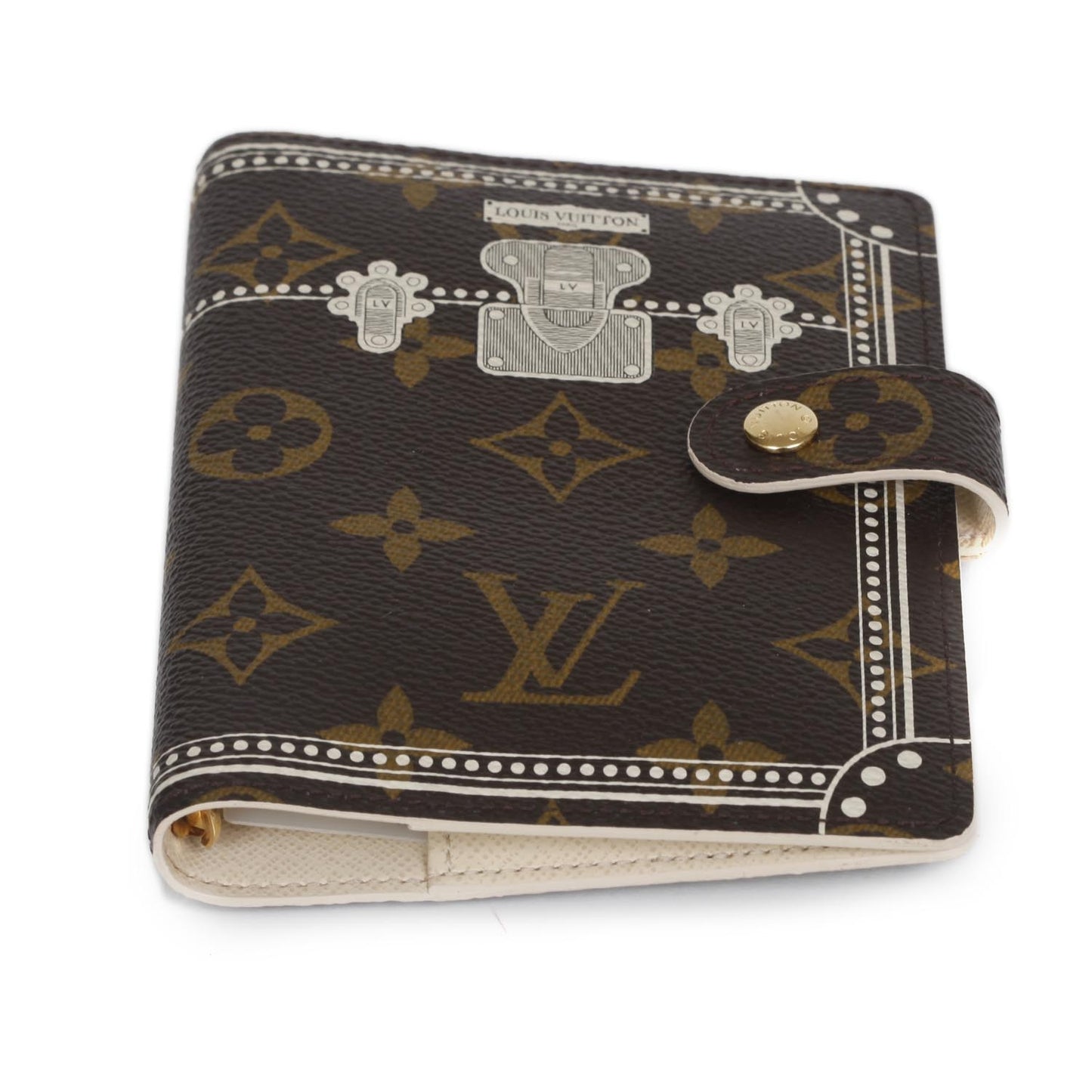 Monogram Malle Blanche Small Ring Agenda PM