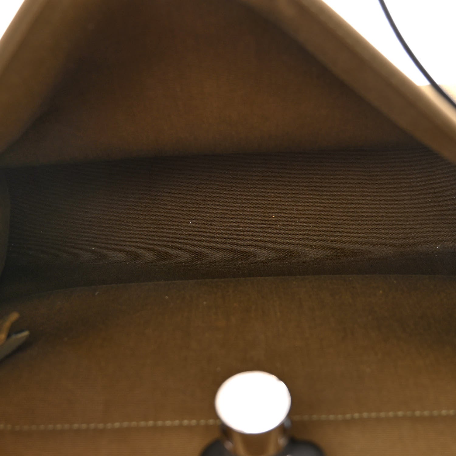 Hermes Vache Hunter Toile Herbag Zip 31 PM Khaki 5 of 10