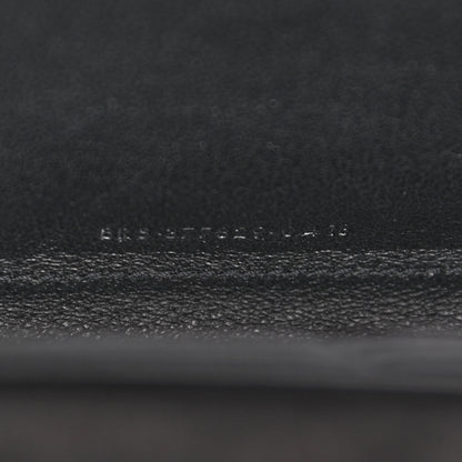 Saint Laurent Metallic Calfskin Monogram Chain Wallet Argento 8 of 11