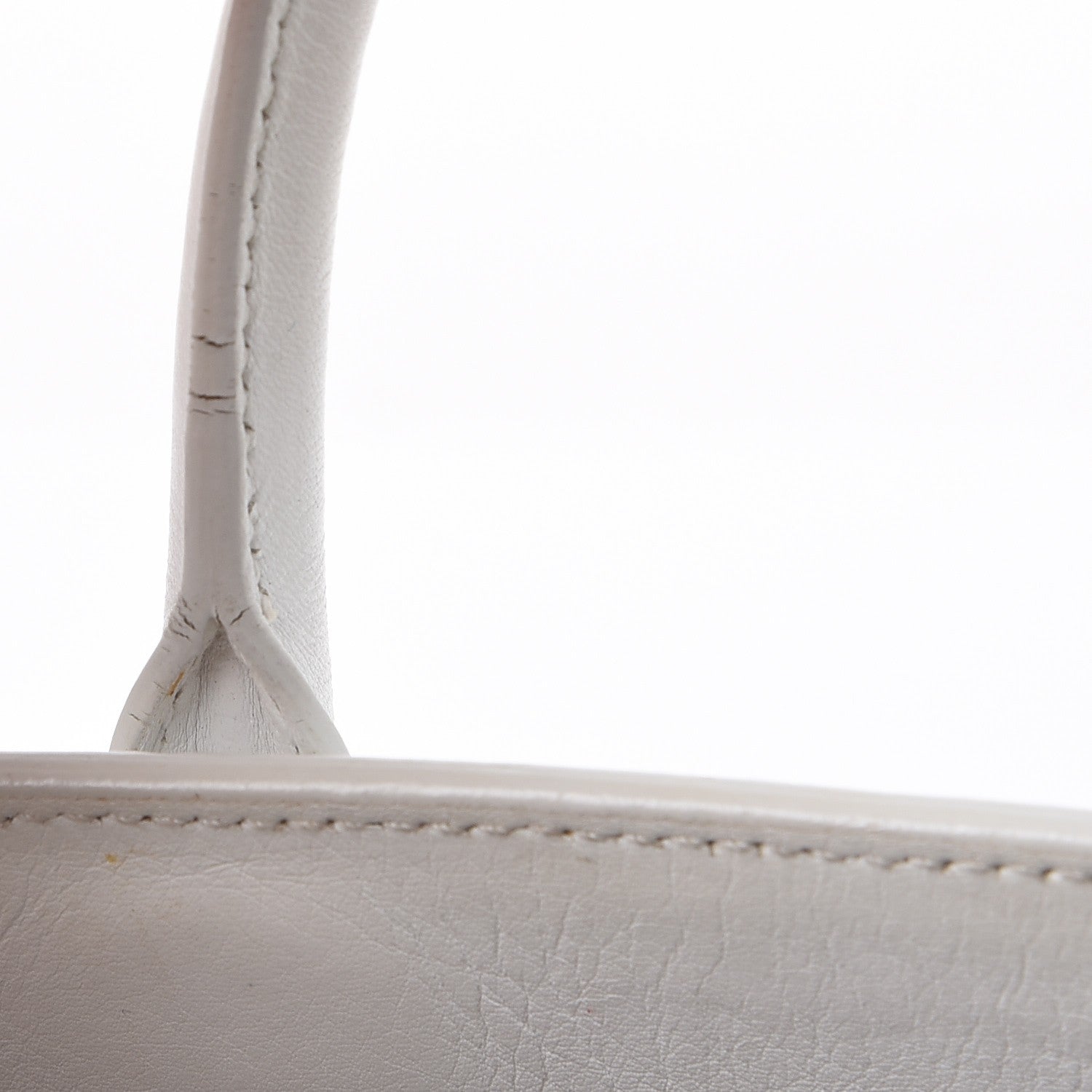Saint Laurent Calfskin Nano Sac de Jour Dove White 17 of 17