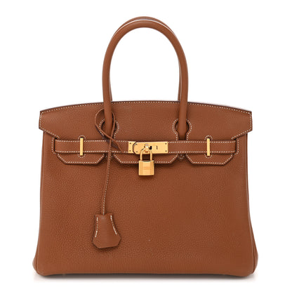 Hermes Togo Birkin 30 Gold 1 of 18