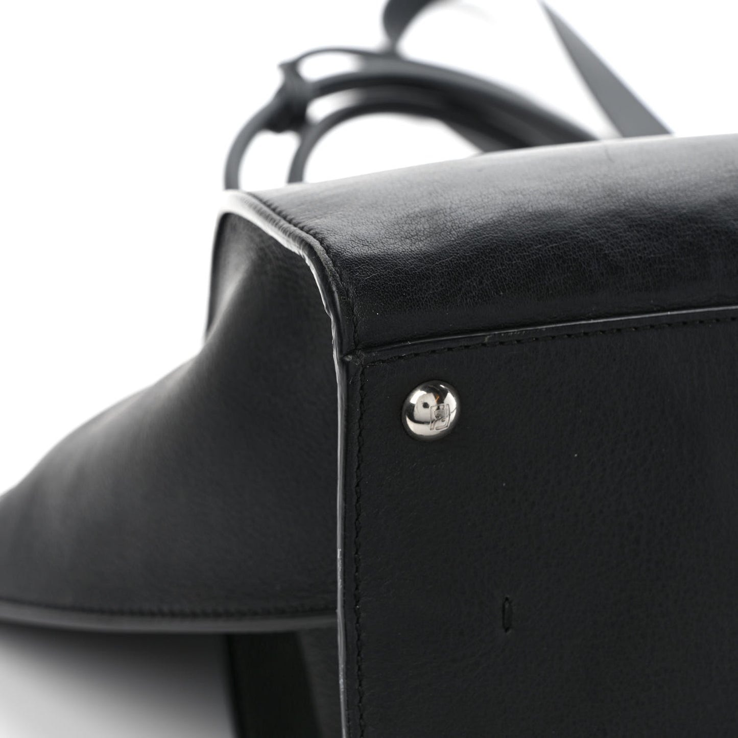 Vitello Dolce Shiny Nappa Petite 3Jours Tote Black
