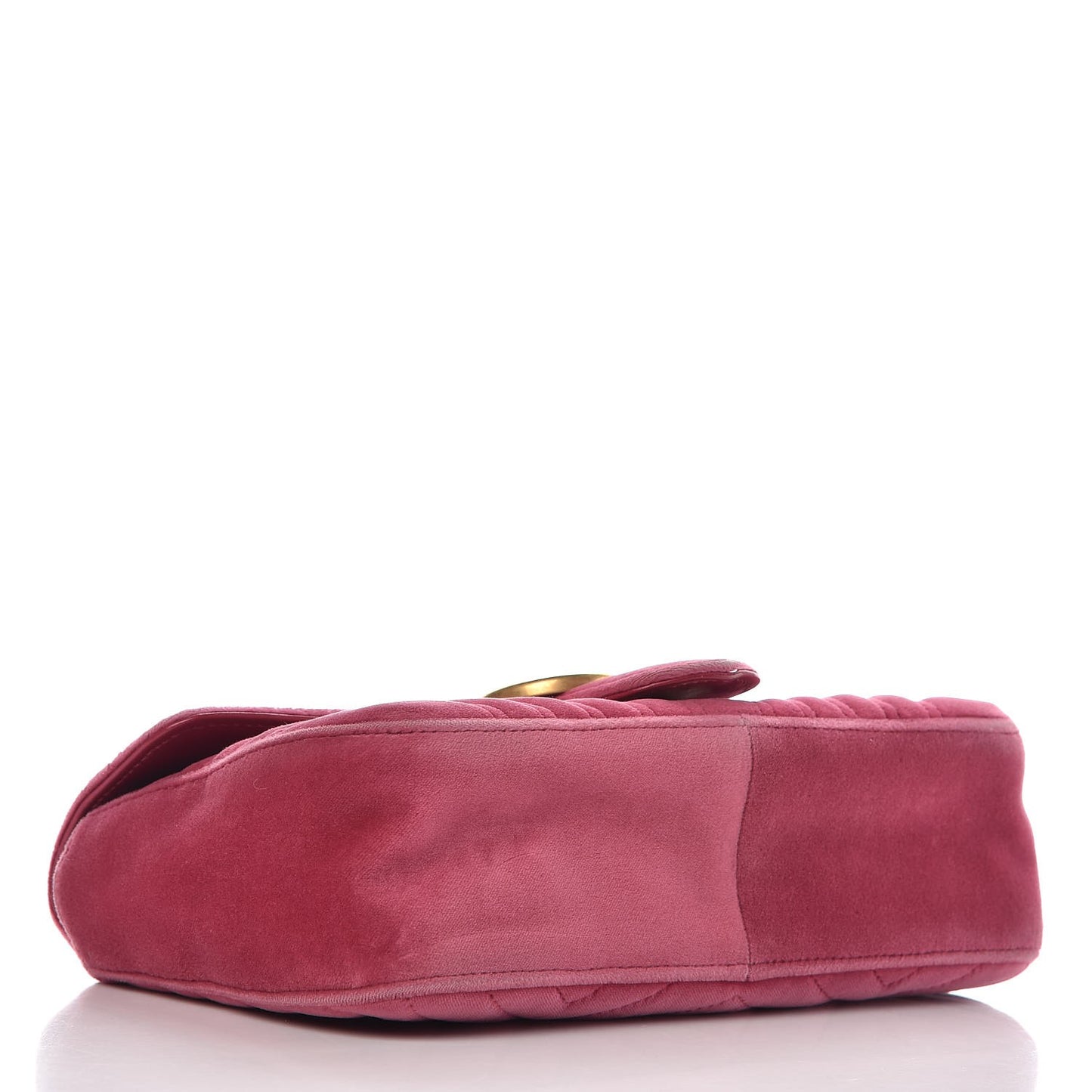 Velvet Matelasse Small GG Marmont Shoulder Bag Light Raspberry Rose