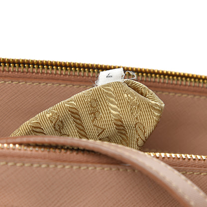 Prada Saffiano Small Galleria Double Zip Tote Cammeo 6 of 15