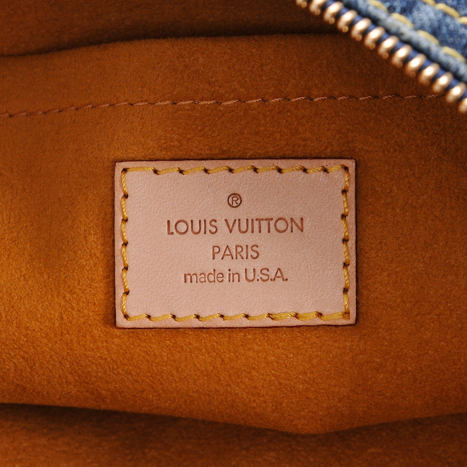 Louis Vuitton Denim Baggy GM Blue 6 of 7