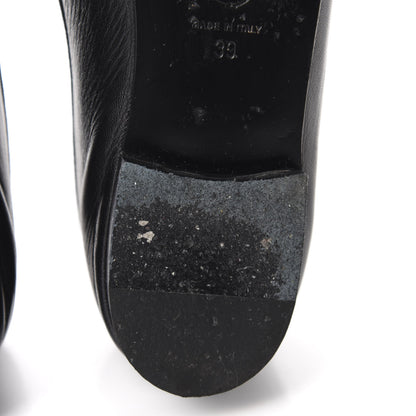 Chanel Lambskin Patent Cap Toe Ballerina Flats 39 Black 9 of 12