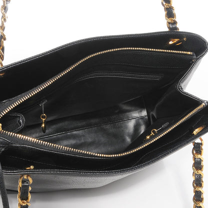 Chanel Caviar CC Shoulder Bag Black 5 of 8