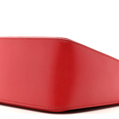 Givenchy Smooth Calfskin Small Moon Cut Out Shoulder Bag Dark Red 10 of 11