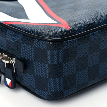 Louis Vuitton Damier Cobalt Latitude America's Cup Toilet Pouch GM 9 of 10