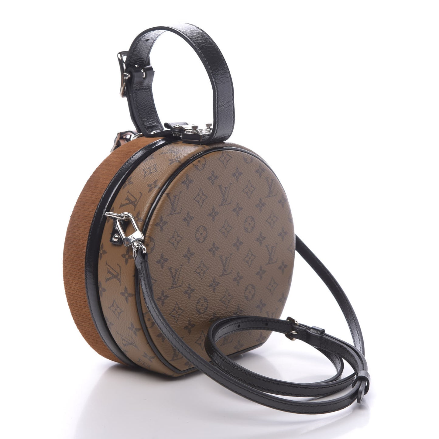 Reverse Monogram Leopard Petite Boite Chapeau