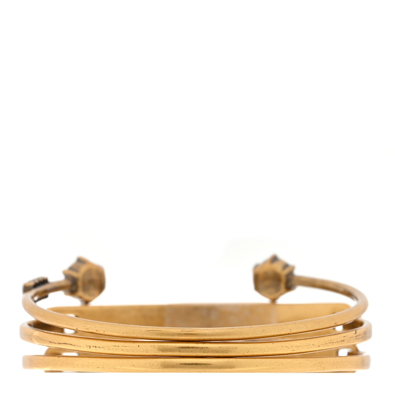 Christian Dior Metal Crystal Dio(r)evolution Bracelet Set Gold 2 of 3