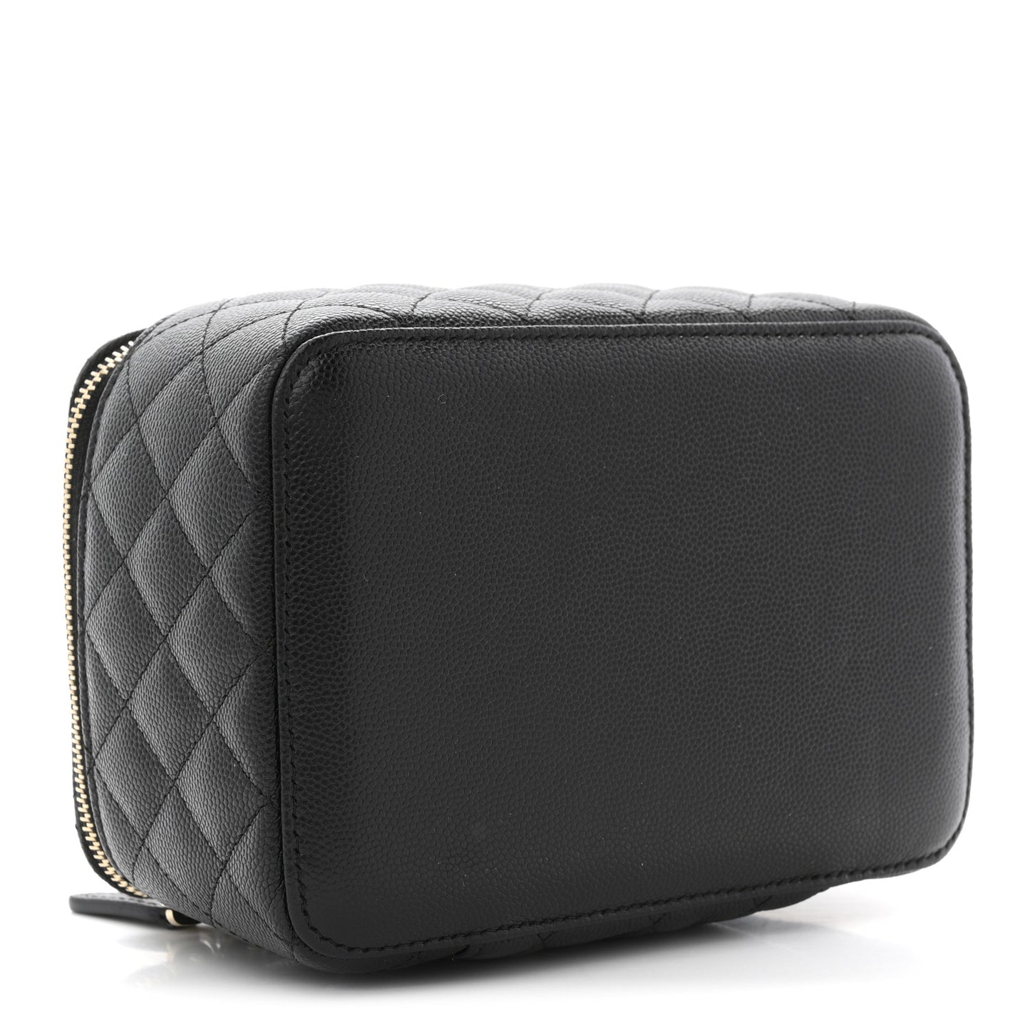 Caviar Quilted Jewelry Box Black