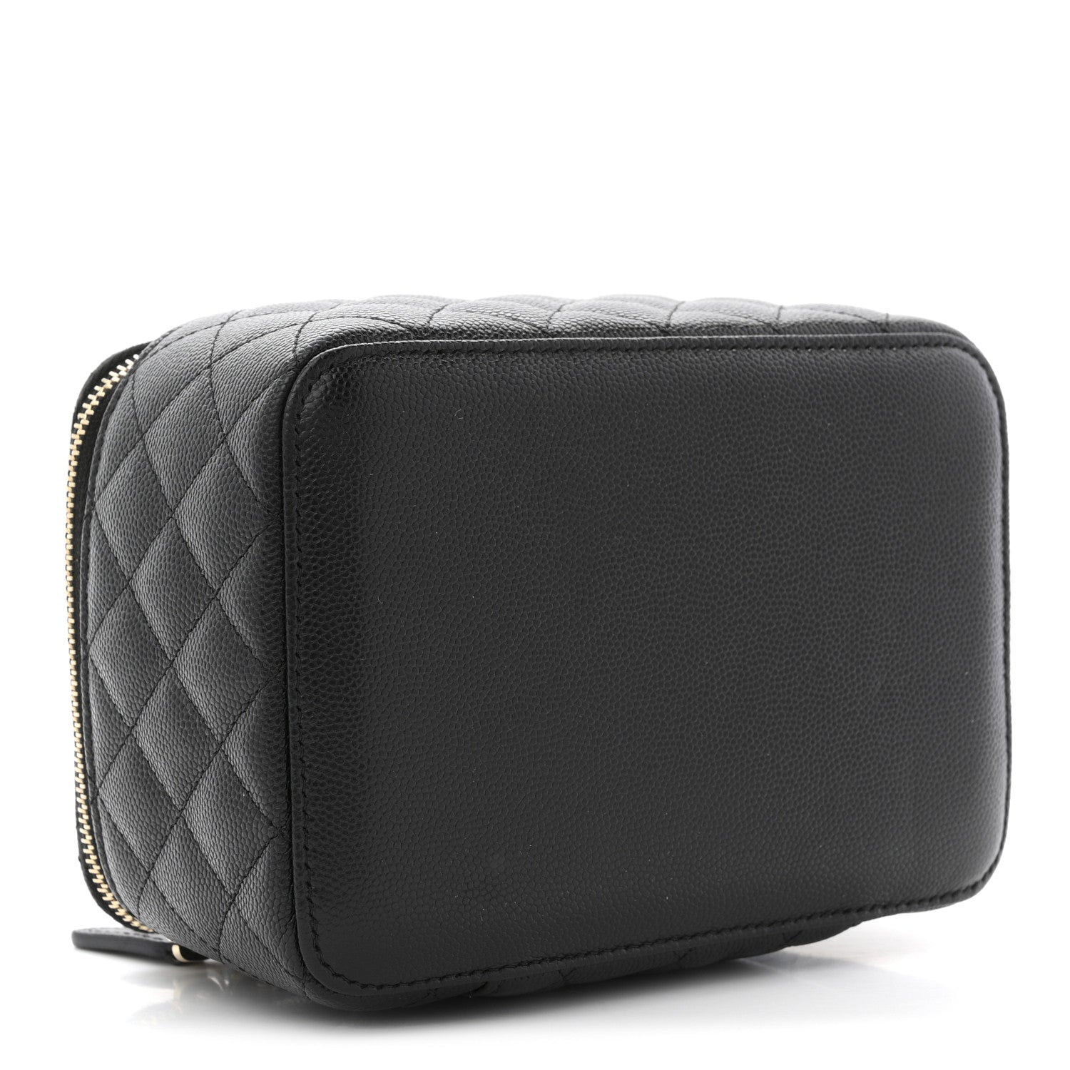 Chanel Caviar Quilted Jewelry Box Black 4 of 8