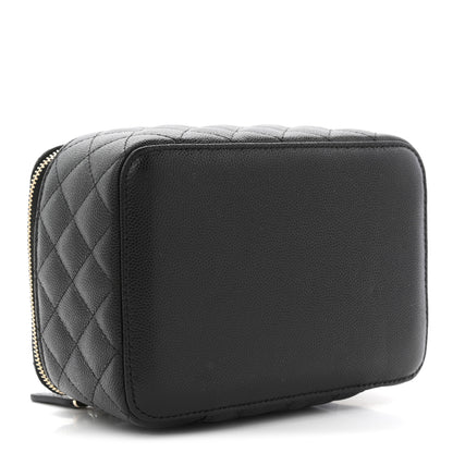 Chanel Caviar Quilted Jewelry Box Black 4 of 8