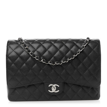 Chanel Caviar Quilted Maxi Double Flap Black 1 of 11