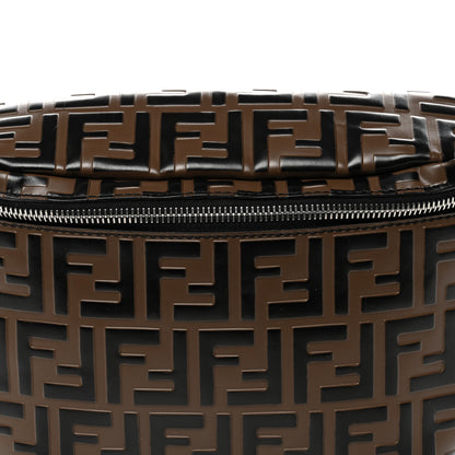 Fendi Vitello Century Bi-Color FF 1974 Embossed Belt Bag Maya Black 8 of 10