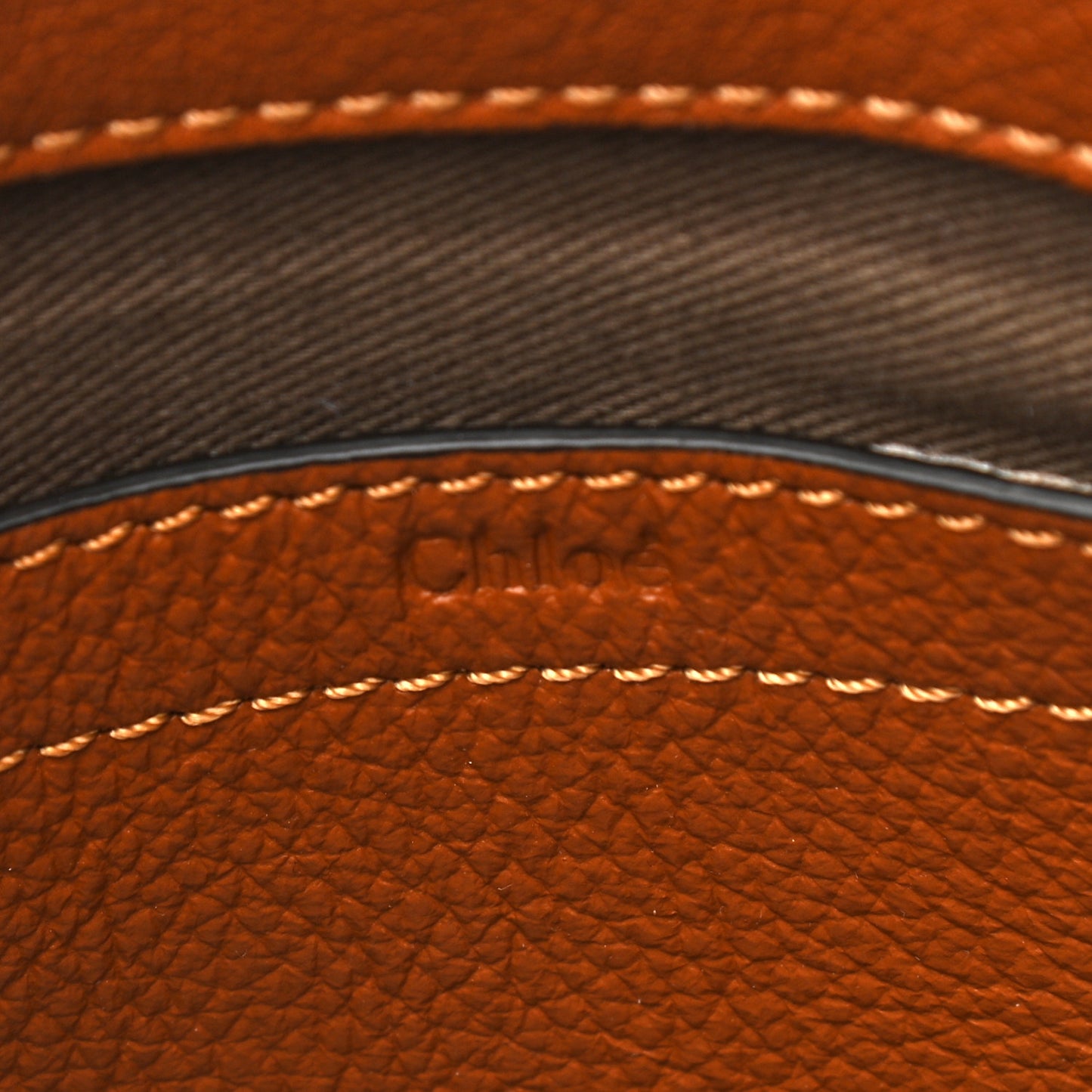 Calfskin Mini Marcie Round Crossbody Bag Tan