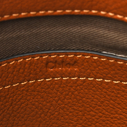 Chloe Calfskin Mini Marcie Round Crossbody Bag Tan 7 of 11