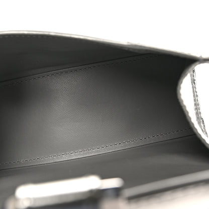 Balenciaga Mirror Calfskin Hourglass Top Handle Bag XS Silver 5 of 10