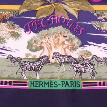 Hermes Silk Scarf Tropiques 4 of 4