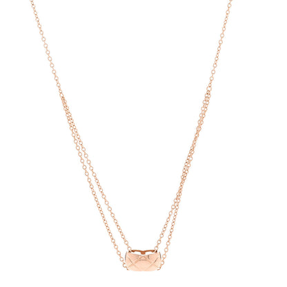 Chanel 18K Beige Gold Coco Crush Pendant Necklace 1 of 5