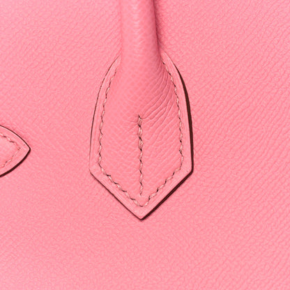 Hermes Epsom Birkin 30 Rose Confetti 12 of 35