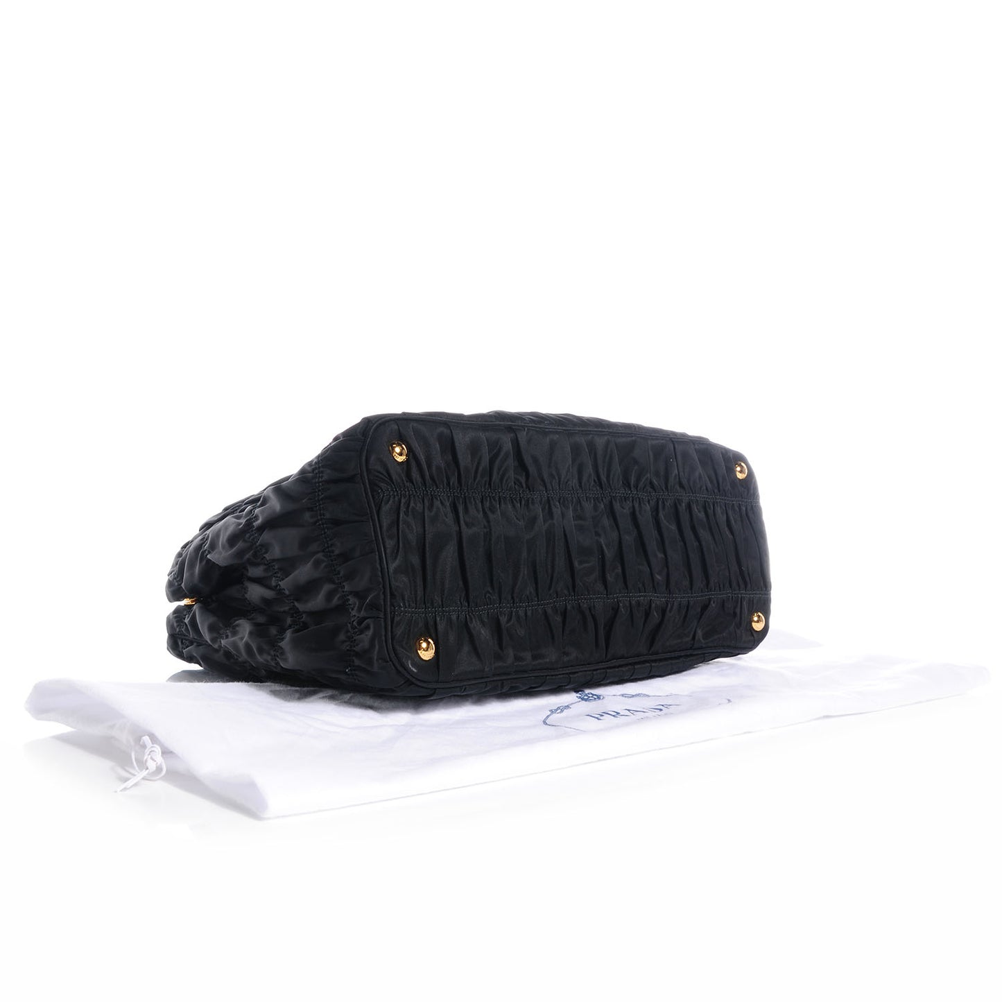 Tessuto Nylon Gaufre Tote Nero Black