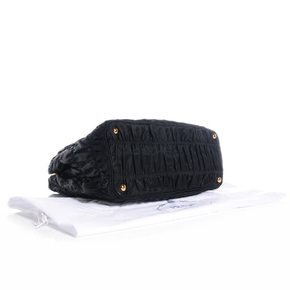 Prada Tessuto Nylon Gaufre Tote Nero Black 4 of 9