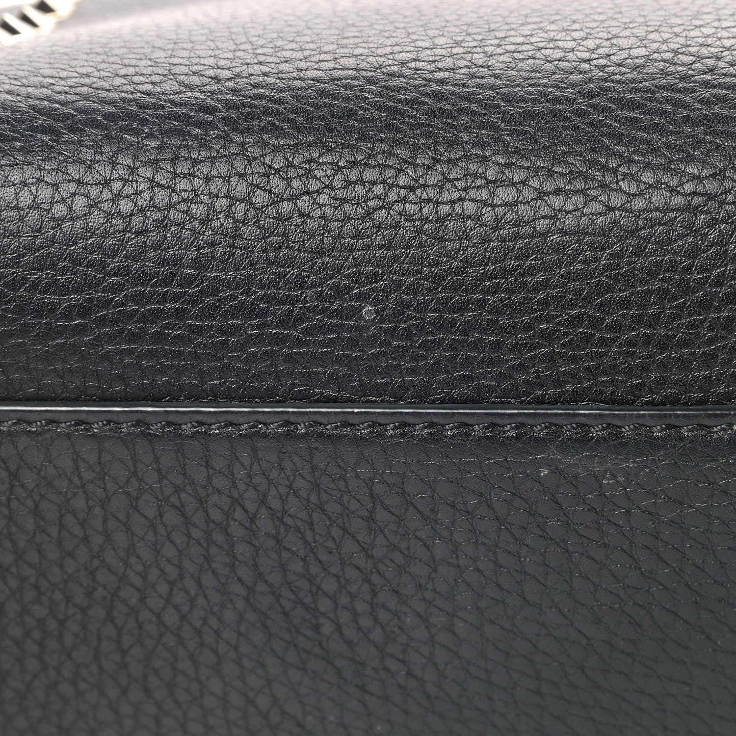Valentino Garavani Grainy Calfskin Rockstud Single Handle Flap Bag Black 9 of 10