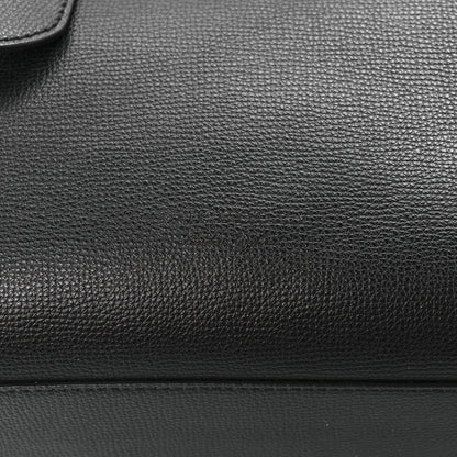 Burberry Grainy Calfskin Haymarket Check Small Reversible Tote Black 17 of 22