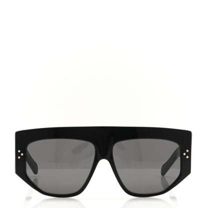 Celine Acetate Flat Top Rectangular Sunglasses CL40106I Black 2 of 6