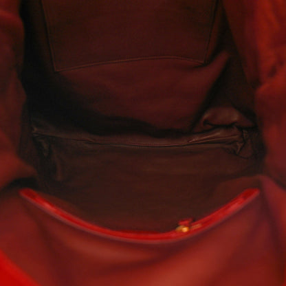 The Row Calfskin Polly Tote Red 5 of 9
