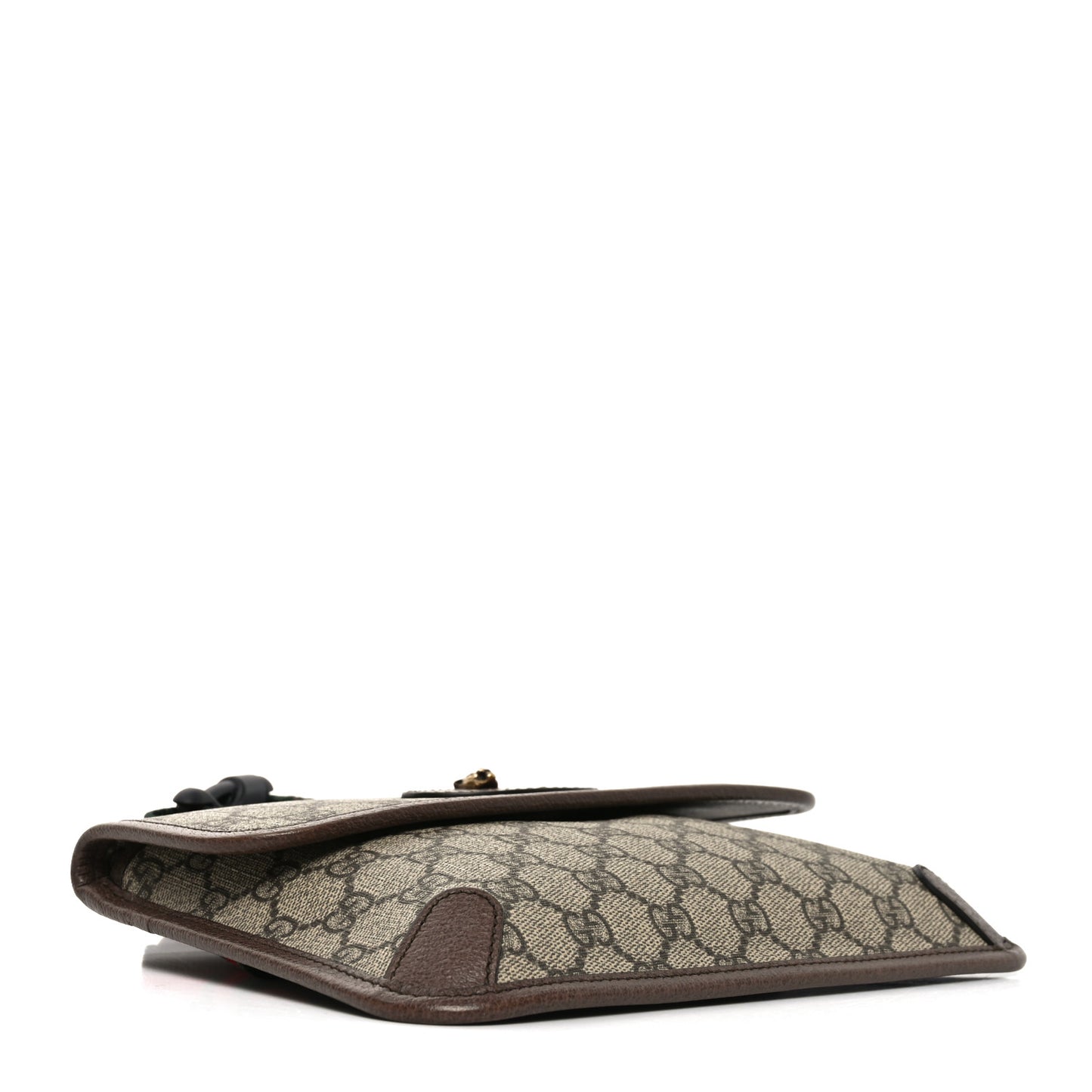 GG Supreme Monogram Neo Vintage Web Belt Bag Brown