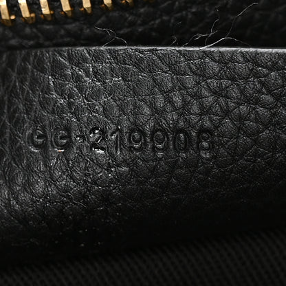 Salvatore Ferragamo Grained Calfskin Large Star Tote Black 7 of 11