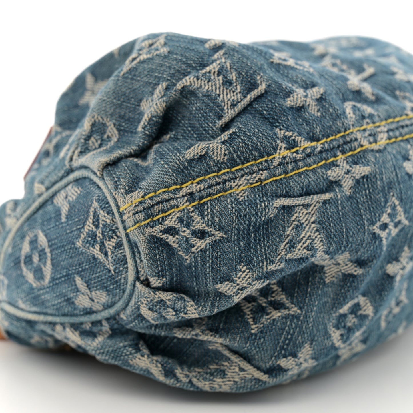 Monogram Denim Pleaty Blue