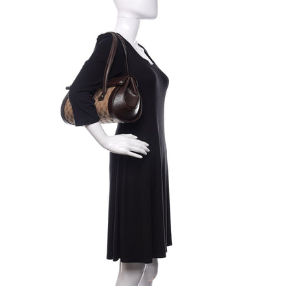 Gucci Monogram Bamboo Bullet Bag Dark Brown 2 of 9
