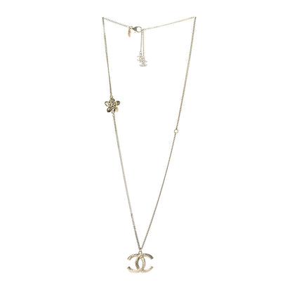 Chanel CC Camellia Necklace Gold 3 of 6