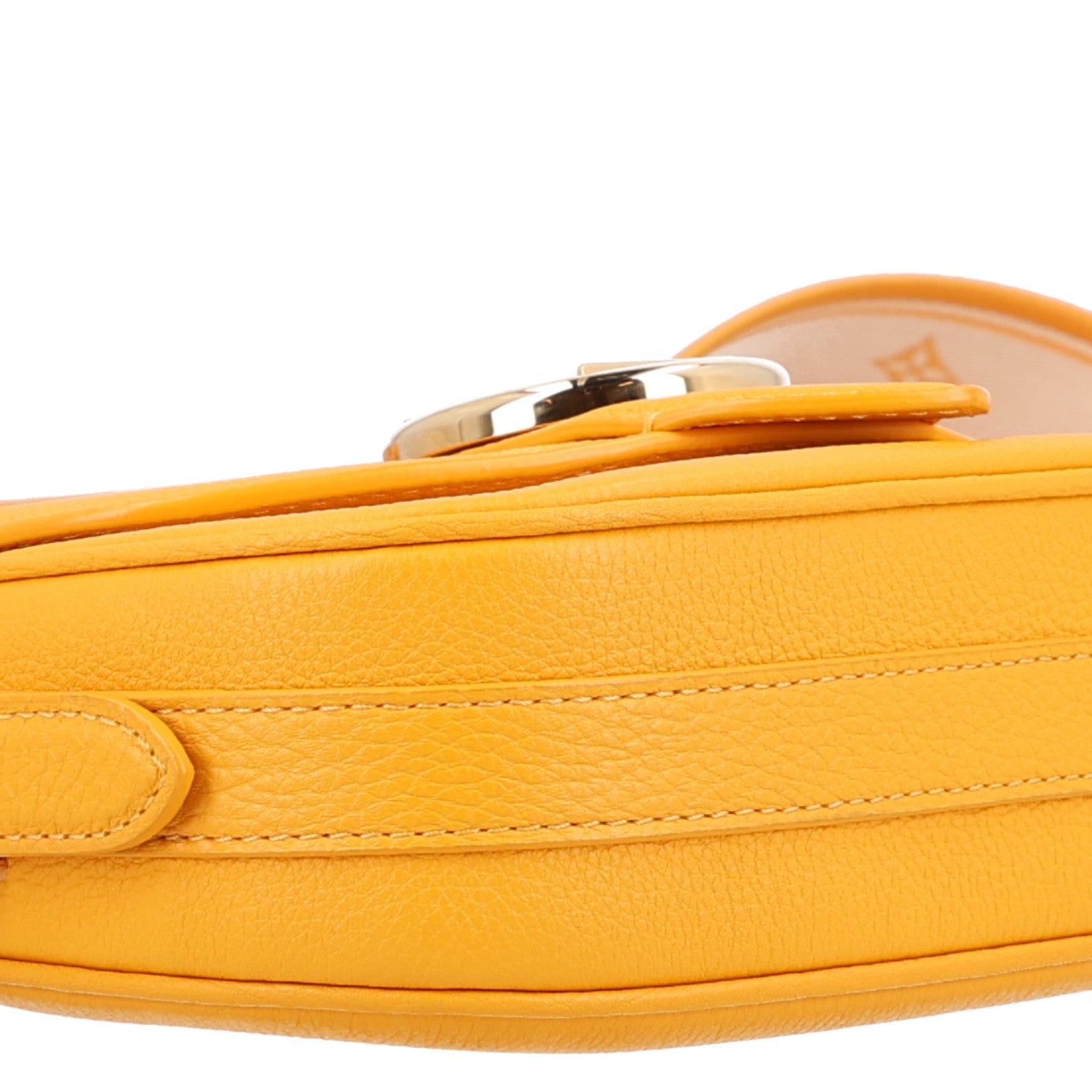 Louis Vuitton Grained Calfskin LV Pont 9 Soft PM Sunbeam 8 of 9