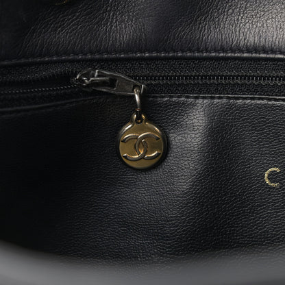 Chanel Lambskin Quilted Shoulder Bag Black 10 of 11
