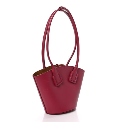 Bottega Veneta Calfskin Small Basket Tote Amaranto 3 of 12
