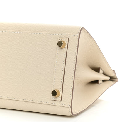 Hermes Epsom Birkin Sellier 25 Craie 10 of 11
