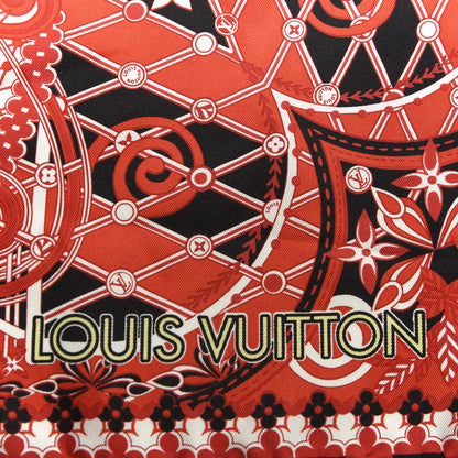 Louis Vuitton Silk LV Bandana Scarf Coquelicot 4 of 4