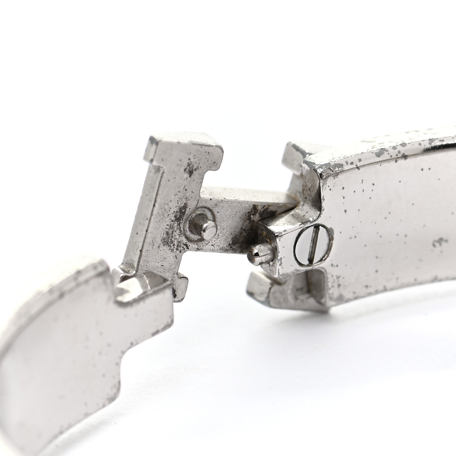 Hermes Enamel Narrow Clic Clac H Bracelet PM Rose Poudre 4 of 8