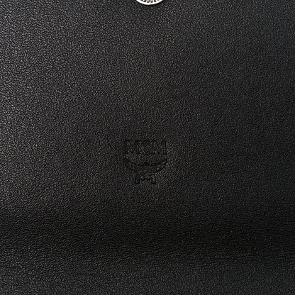 MCM Visetos Large Tri-Fold Flap Wallet Black 6 of 10
