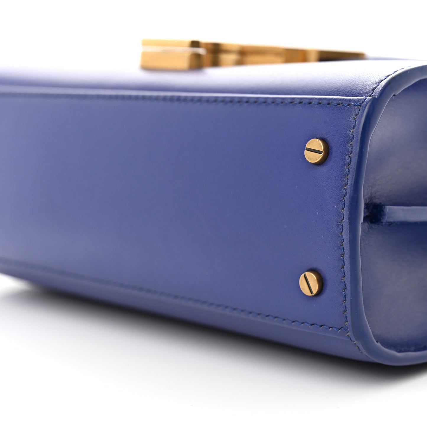 Calfskin Mini Classic Monogram Cassandra Top Handle Bag Majorelle