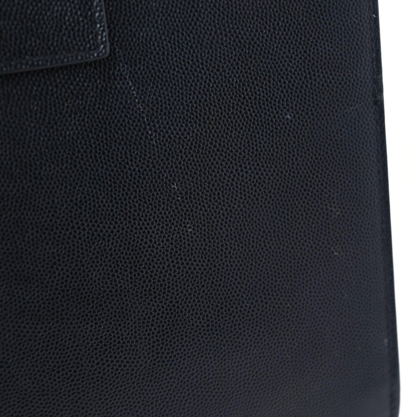Grained Calfskin Small Sac De Jour Black
