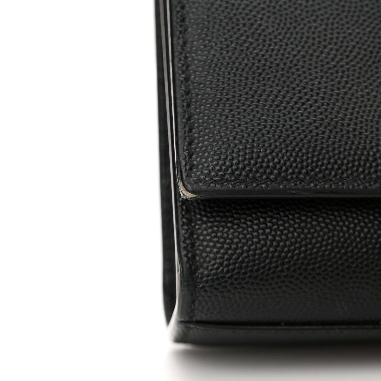 Saint Laurent Grain De Poudre Small Monogram Monochrome Kate Satchel Black 19 of 22