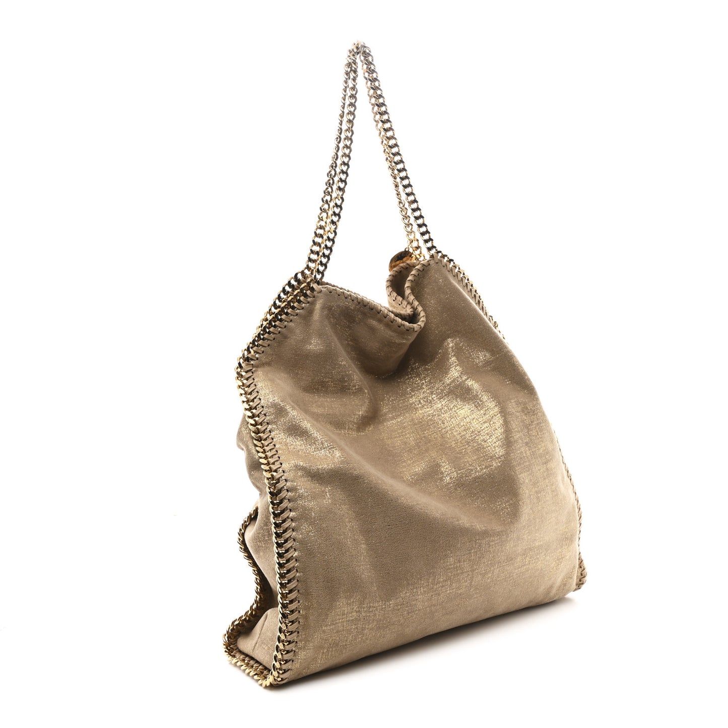 Shaggy Deer Falabella Big Tote Gold