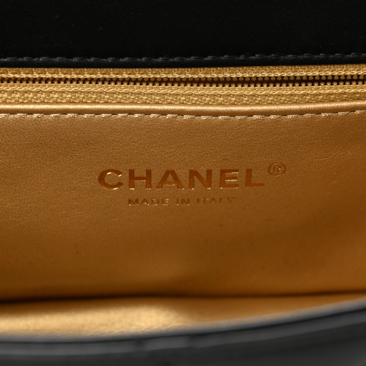 Lambskin Quilted Multiple Chain Flap Black
