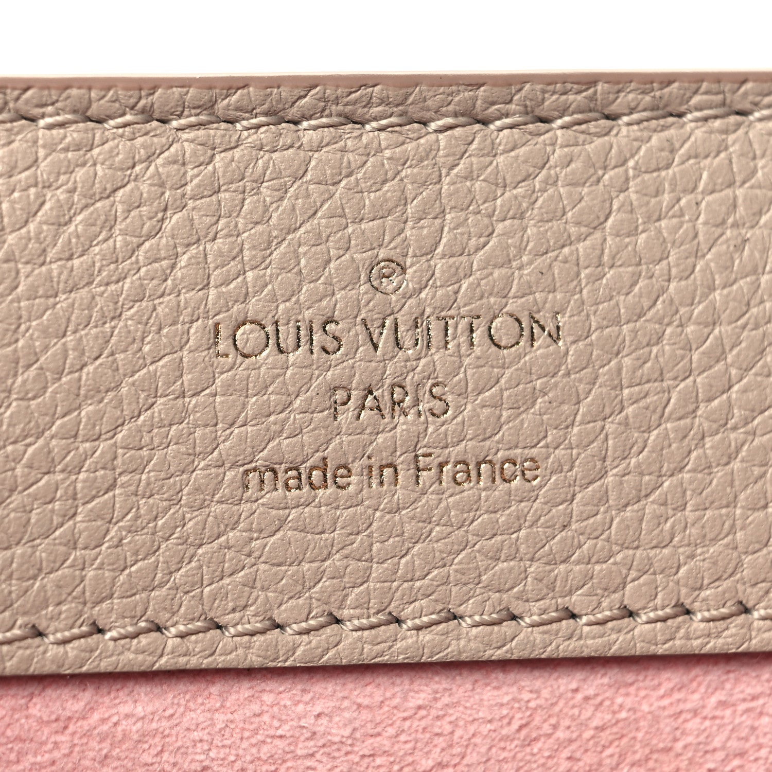 Louis Vuitton Soft Calfskin Mini Lockme Ever Greige 6 of 9